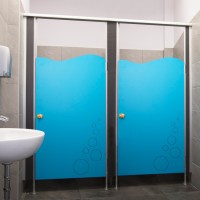 Sanitary walls / shower cubicles - Model C (solid core)